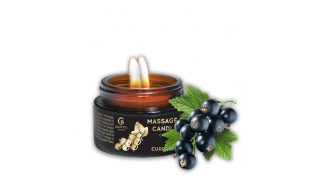 Grattol Premium Massage Candle Currant - массажная свеча на кокосовом воске с ароматом Смородины, 30ml